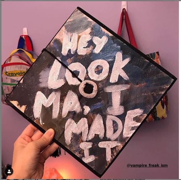 Abstract Graduation Cap for Your Mom