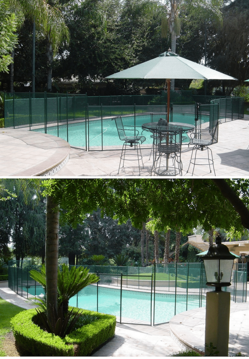 removable pool fences