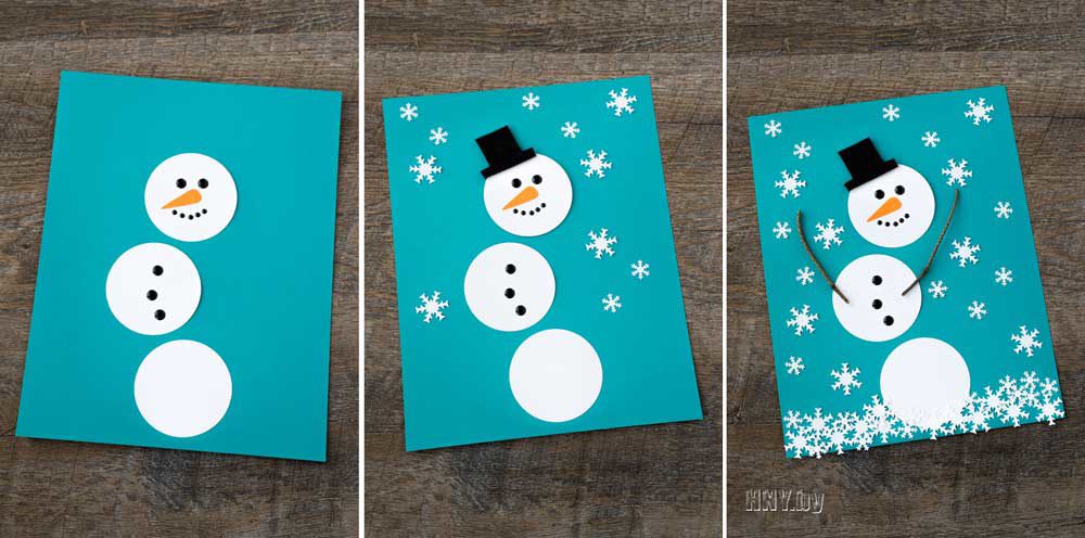 easy homemade christmas cards