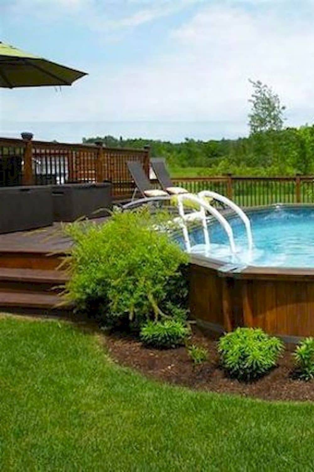 Above Ground And In Pool Deck Ideas