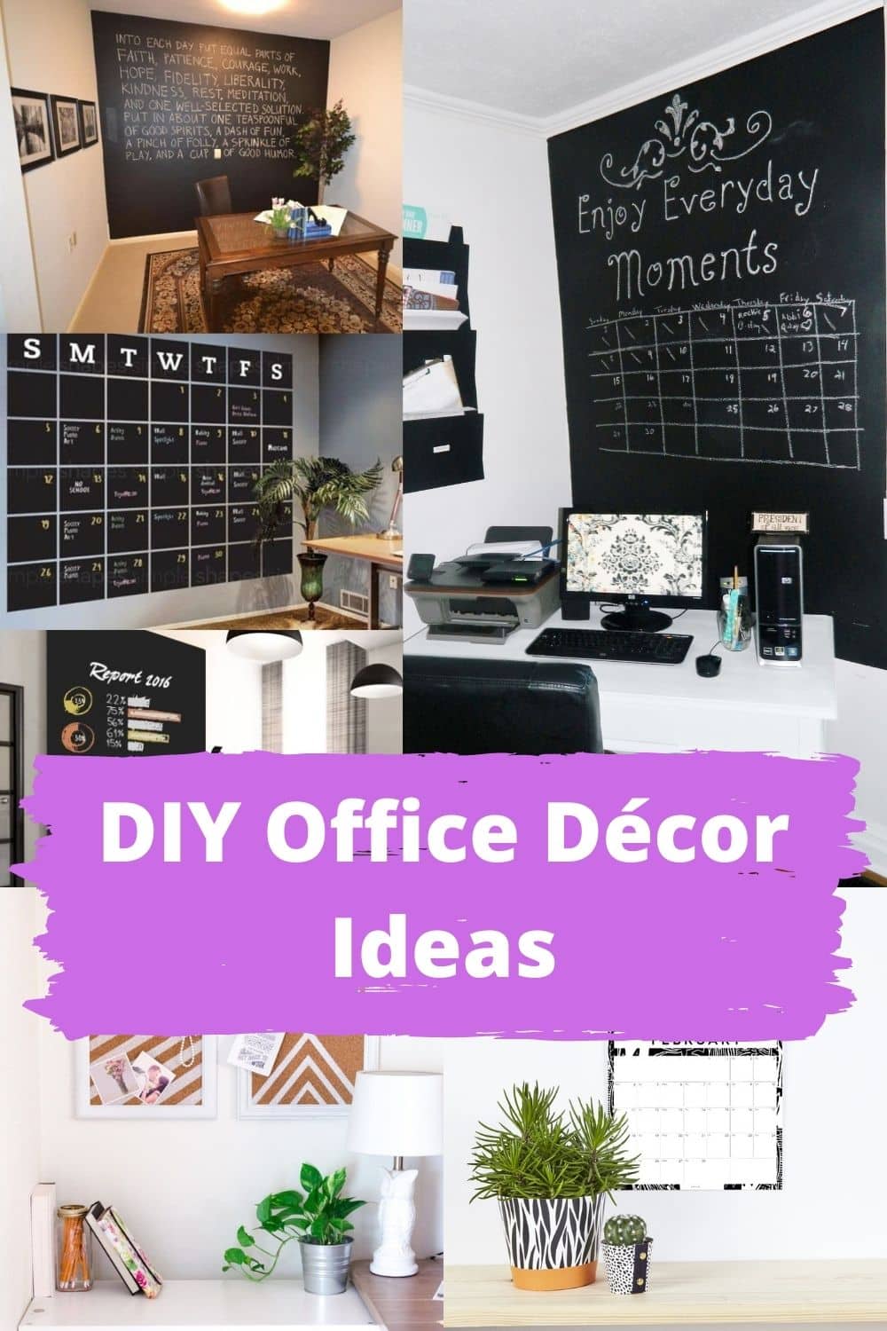 20 Home Office Wall Decor Ideas for a Creative Space | Blog | Square Signs