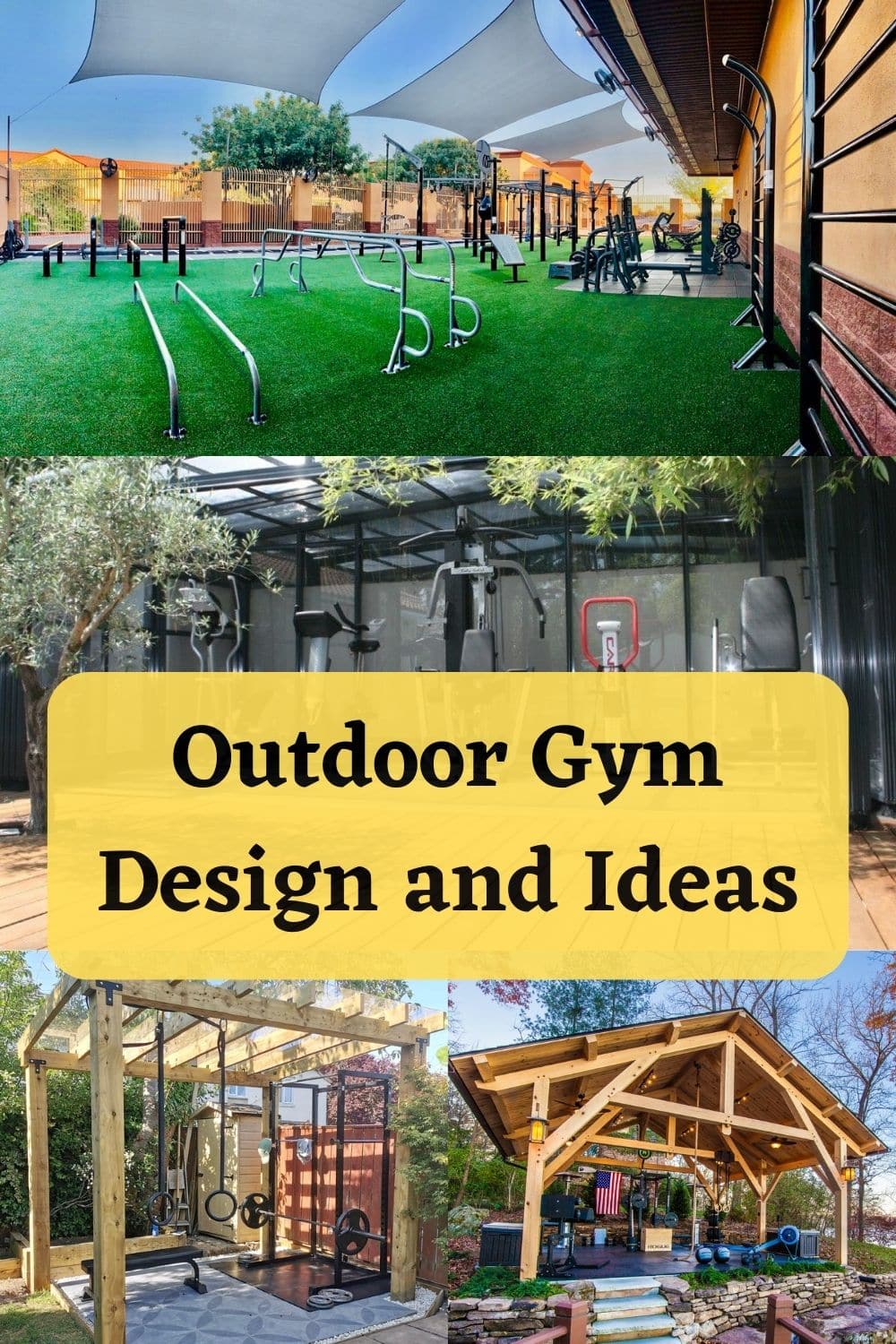 Outdoor Gym Design and Ideas - Bluehomediy