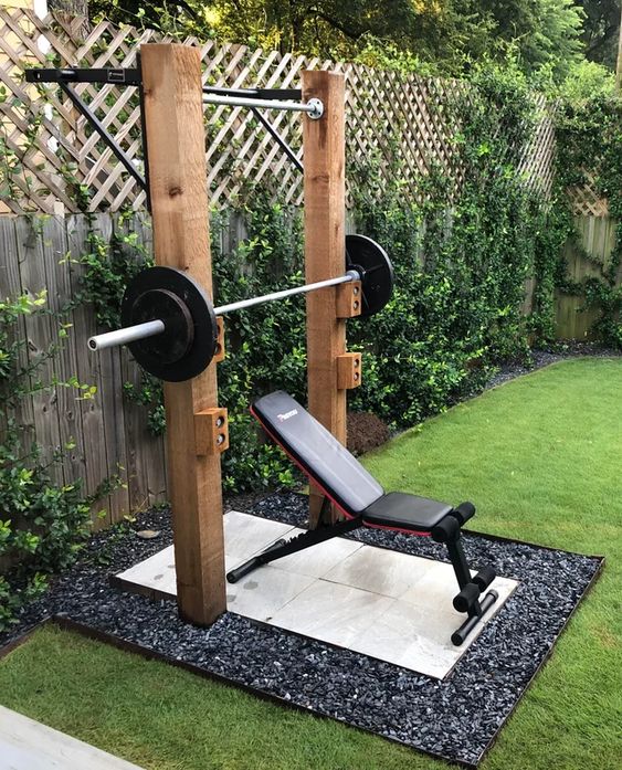 Diy outdoor best sale gym ideas