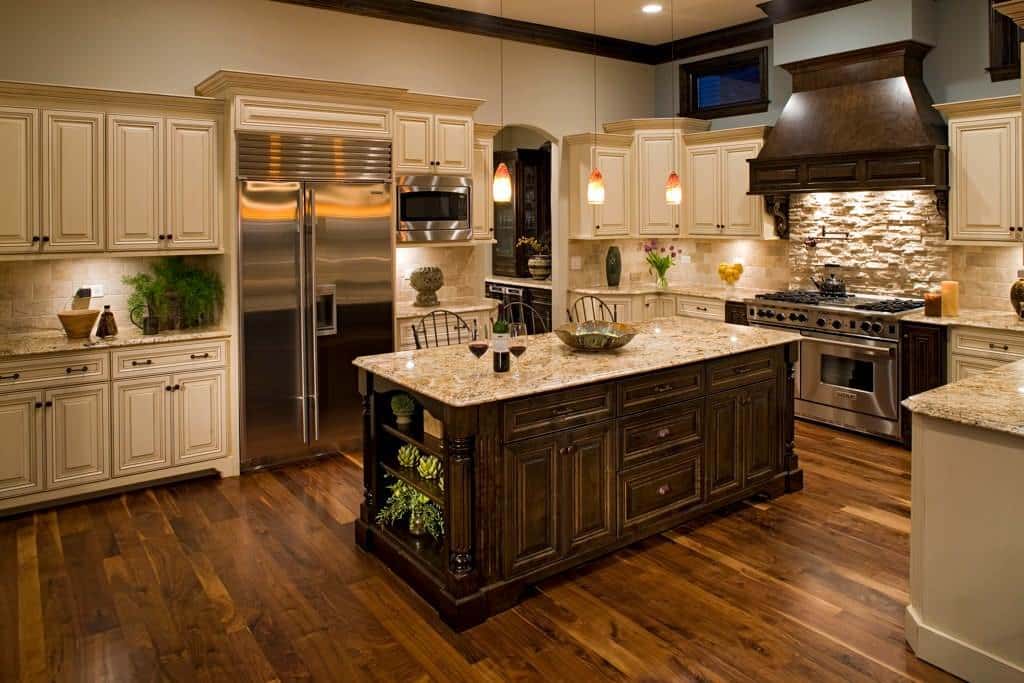 Shaker Walnut Kitchen Cabinets